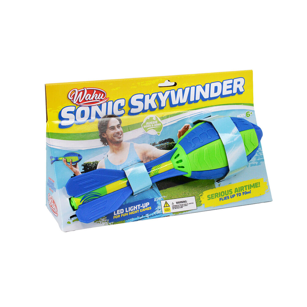 Wahu Light-Up Sonic Skywinder LED Rocket Outdoor Throwing Toy Kids 6y+