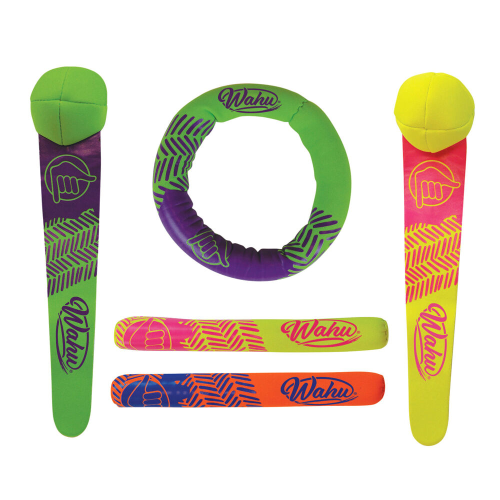 5pc Wahu Dive Fun Pack Pool Toy Kit for Kids With Sticks Streamers and Ring 6y+