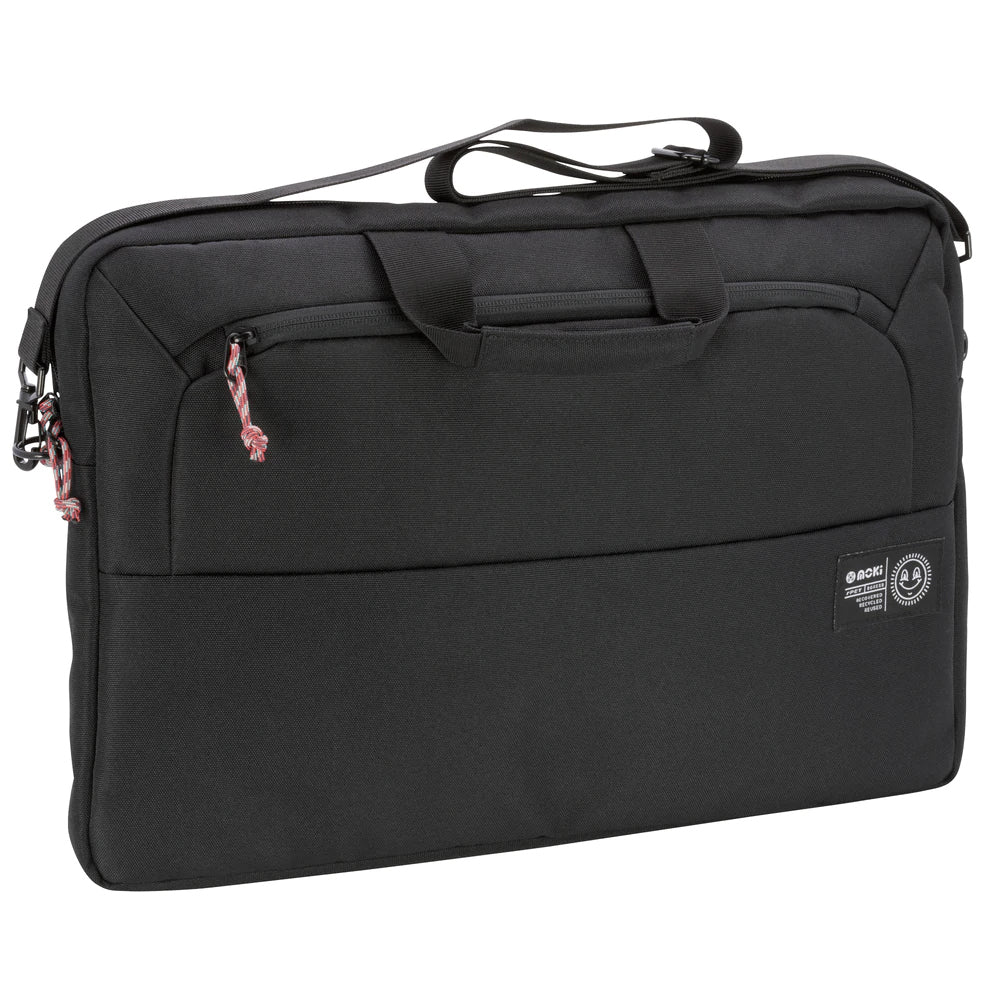 Moki rPET Series Laptop Satchel 17" Black