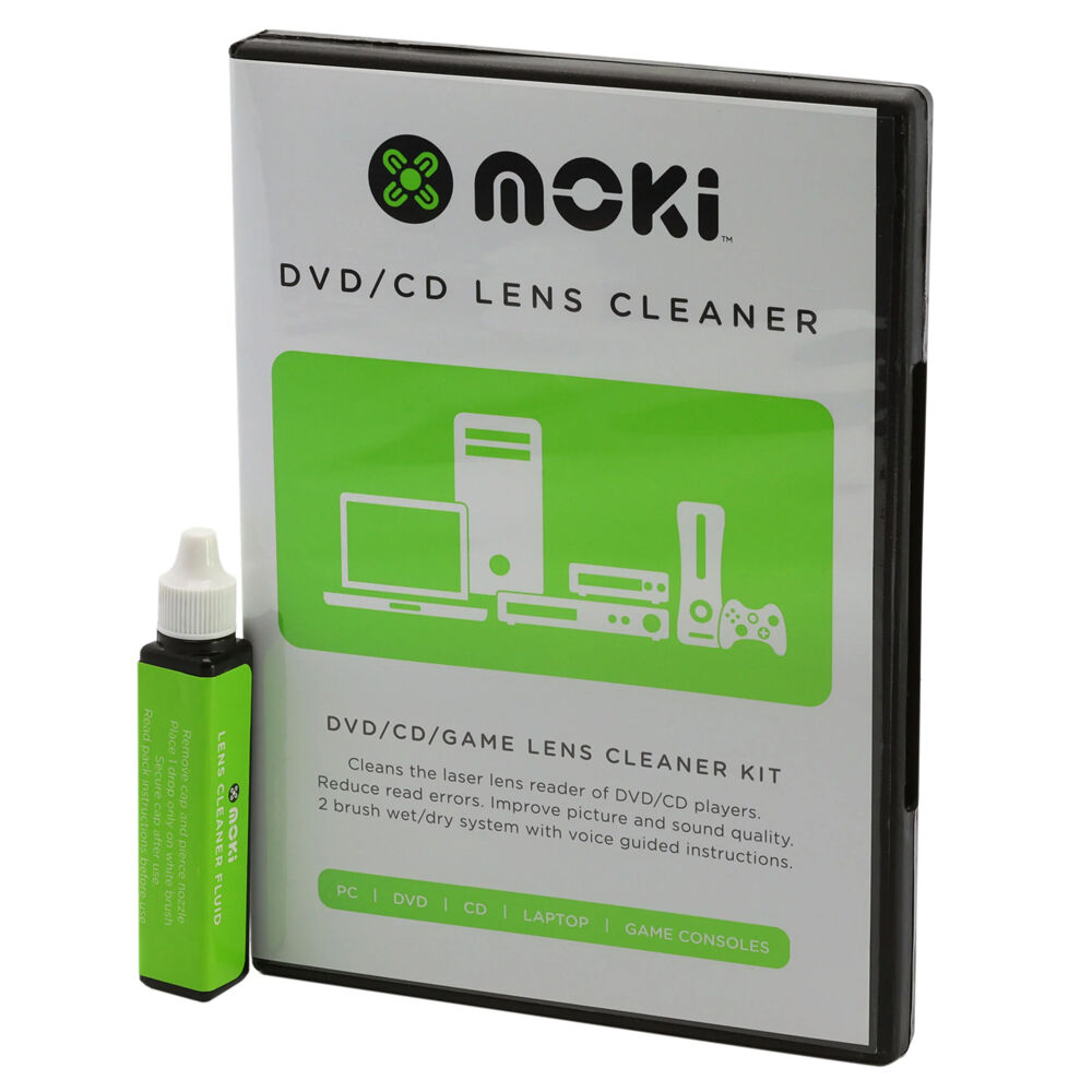 Moki DVD/CD Game Lens Cleaner Kit