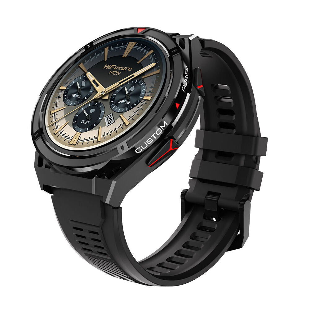 HiFuture ACTIVE GPS Bluetooth Android/IOS Smartwatch 1.43 In - Black/Red