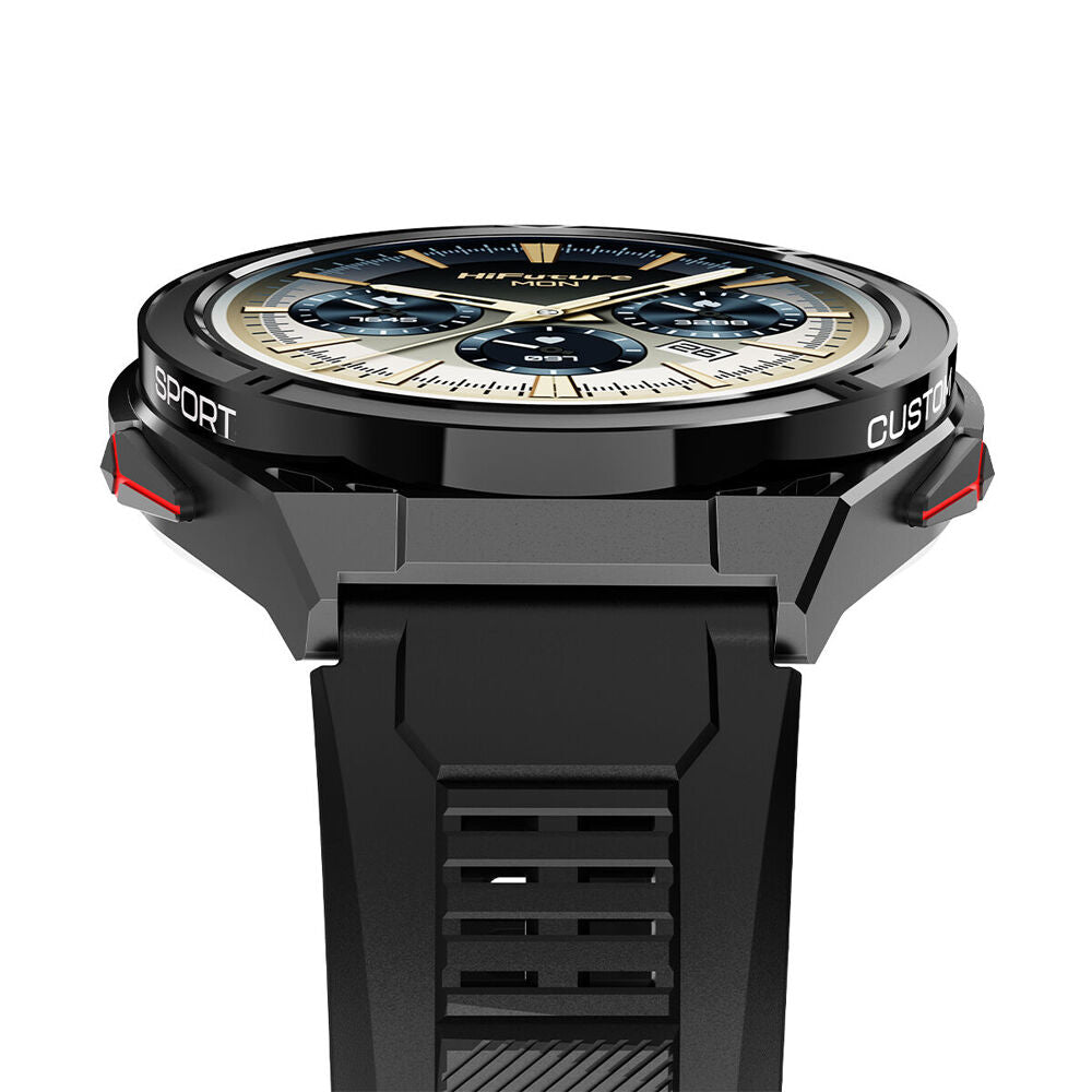HiFuture ACTIVE GPS Bluetooth Android/IOS Smartwatch 1.43 In - Black/Red