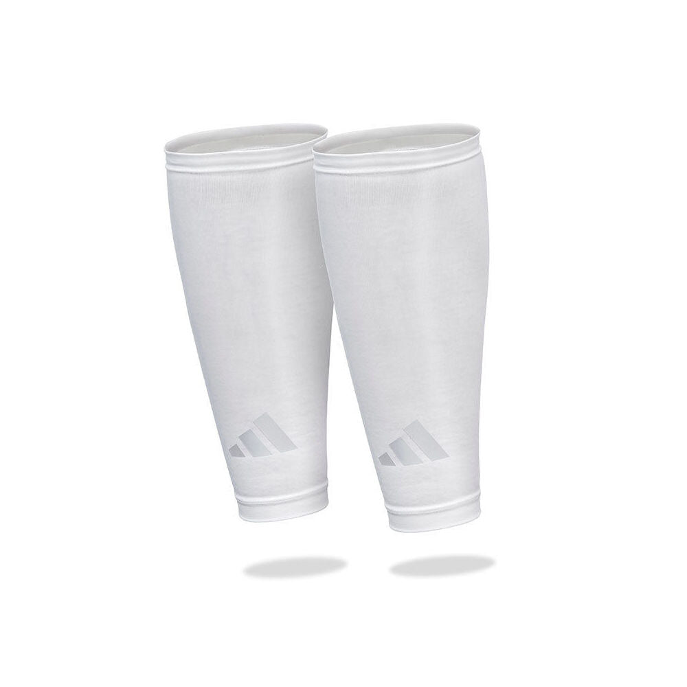 Adidas Aeroready Compression Calf Sleeves Gym/Workout Accessory Size White