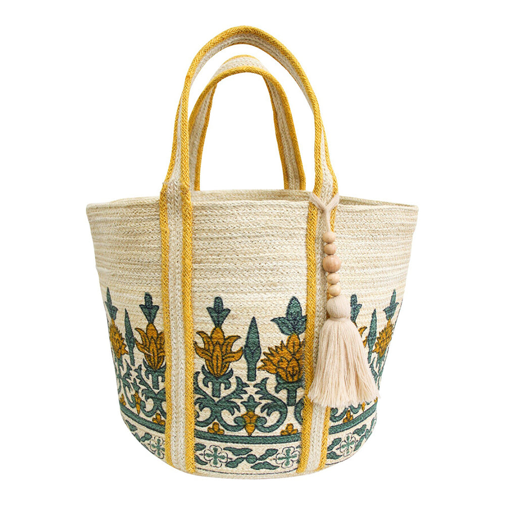 LVD Fia Jute 49cm Shopper Bag Ladies/Women's Handbag w/ Handle