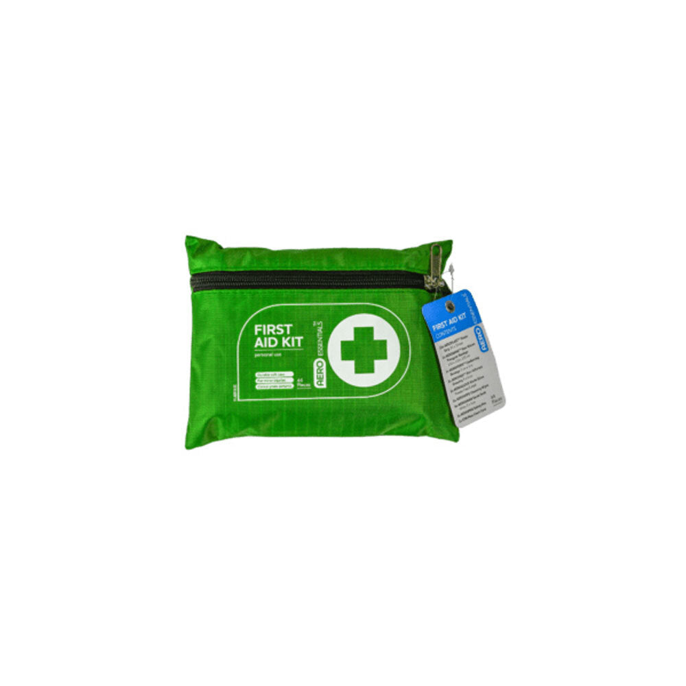3PK Aerokit AeroEssentials Home/Office Emergency First Aid Kit 10 - Green