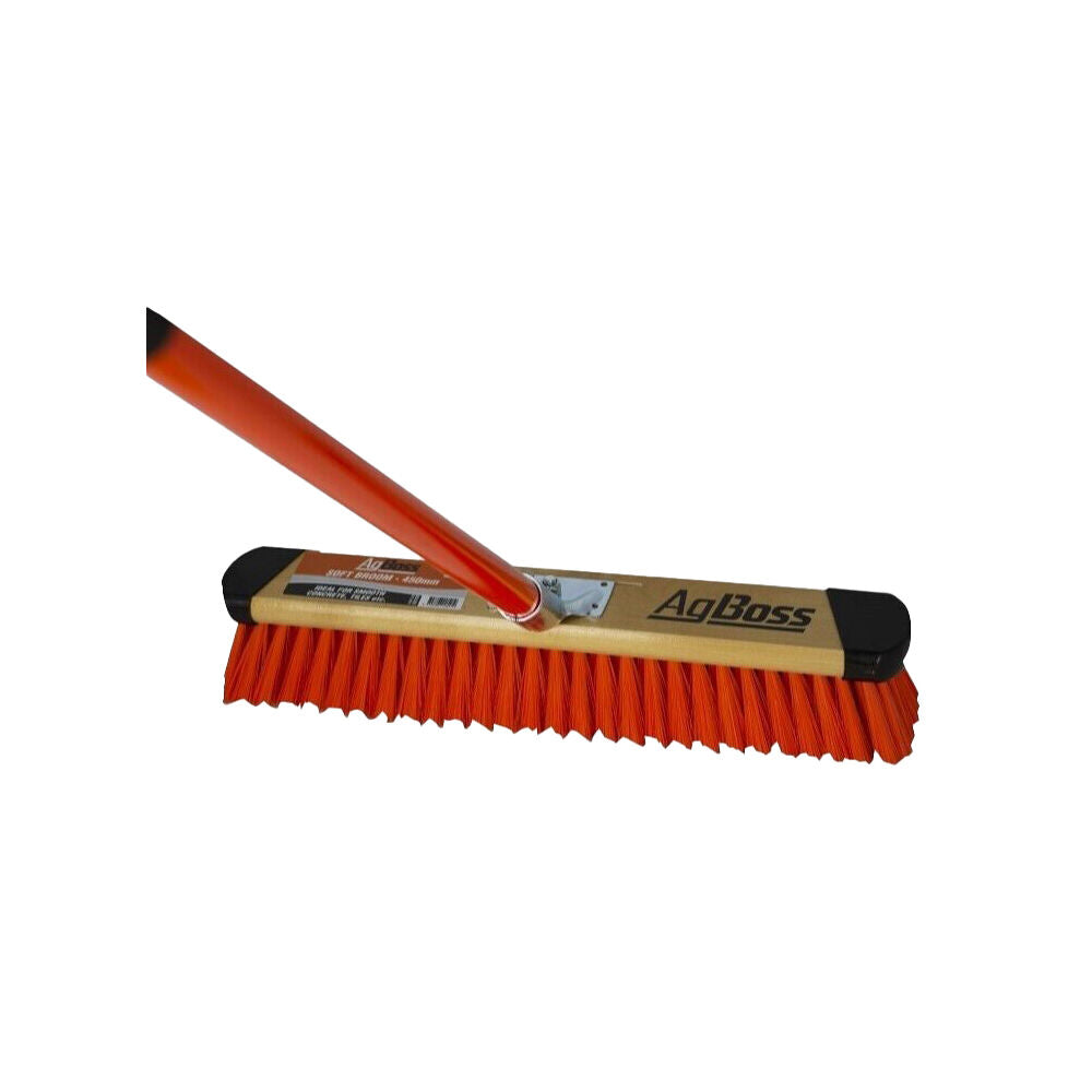 AgBoss Industrial Soft Outdoor and Garden Sweeping Broom 600mm