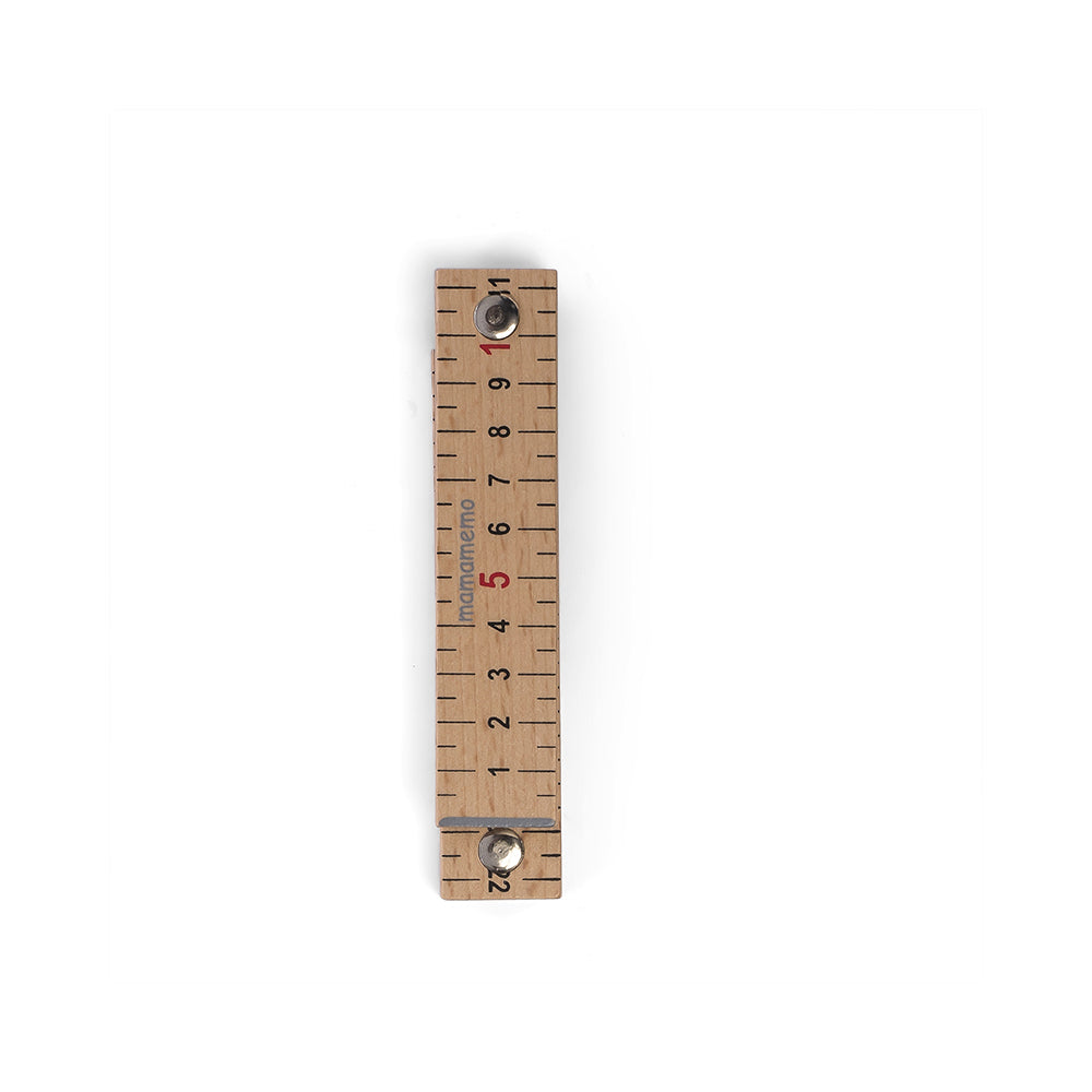 2x MamaMemo Workshop Tools Kids/Children Folding Wooden Ruler Building Toy 3y+