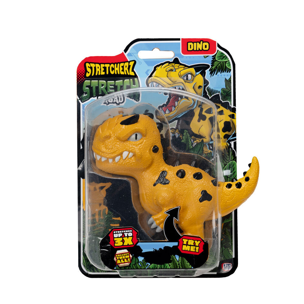 4PK Stretcherz Stretch Dinosaur Squad Kids Action Figures Toy 3y+ Assorted