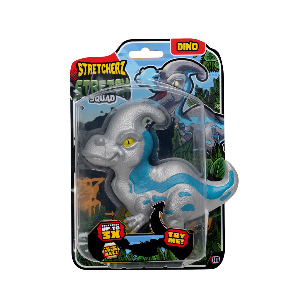 4PK Stretcherz Stretch Dinosaur Squad Kids Action Figures Toy 3y+ Assorted