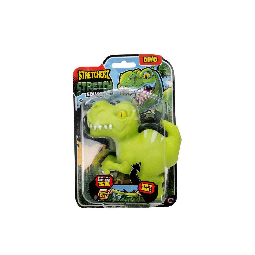 4PK Stretcherz Stretch Dinosaur Squad Kids Action Figures Toy 3y+ Assorted