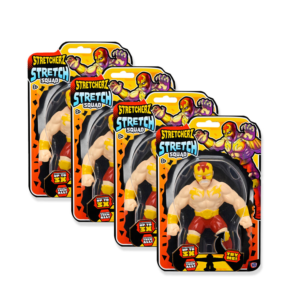 4PK Stretcherz Stretch Squad Kids Action Figures Toy 3y+ Assorted