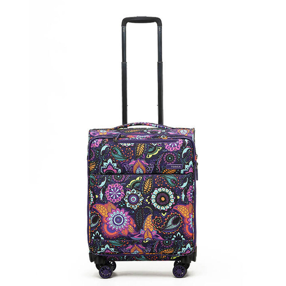 Tosca So-Lite 54cm/48L Suitcase Luggage Trolley - Paisley