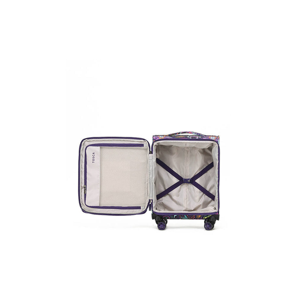Tosca So-Lite 54cm/48L Suitcase Luggage Trolley - Paisley