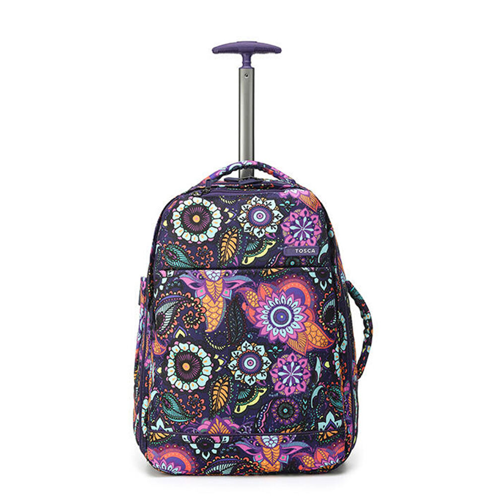 Tosca So-Lite Wheeled Trolley/Backpack 50cm - Paisley