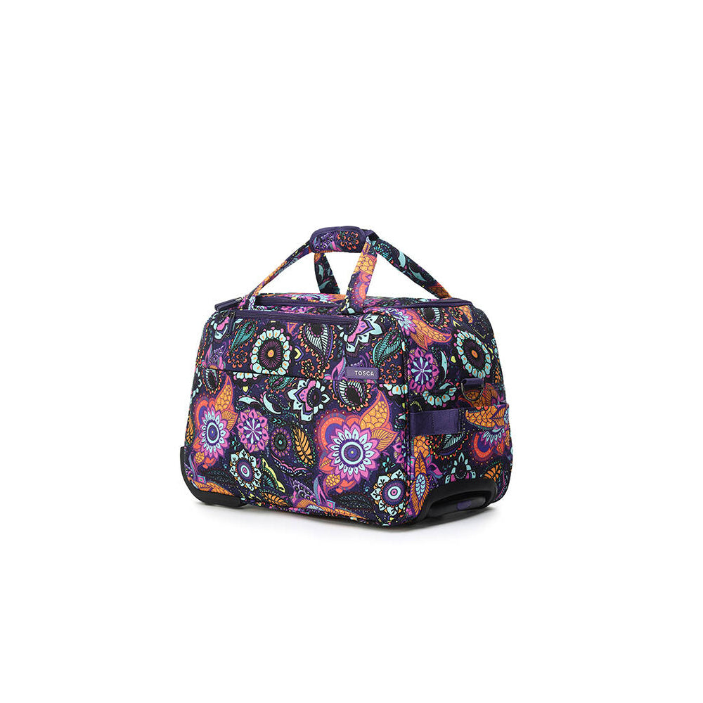 Tosca So-Lite 50cm/45L Cabin Travel Trolley Bag w/ Wheels - Paisley