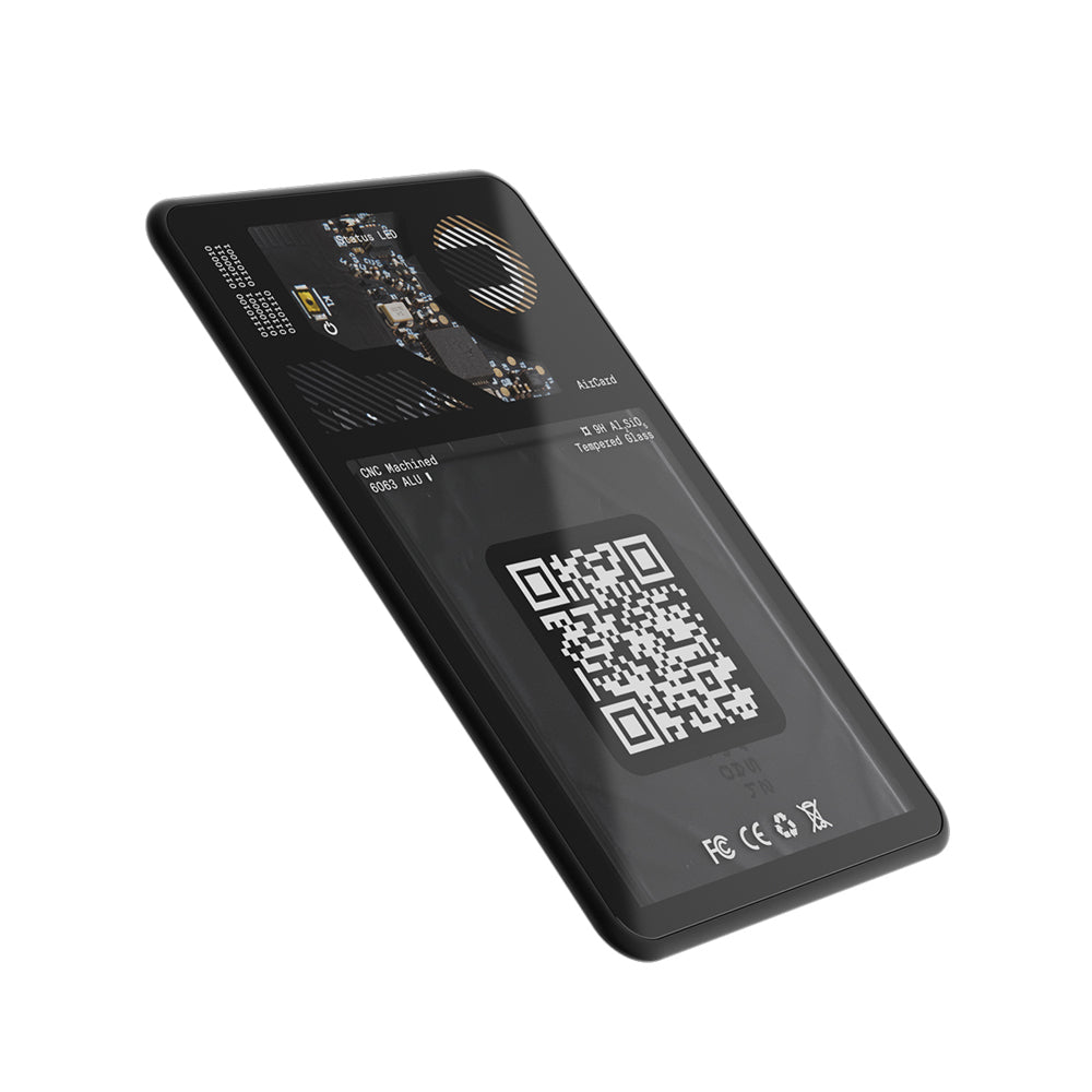 Rolling Square AirCard Wallet Tracker Card-Size - Black