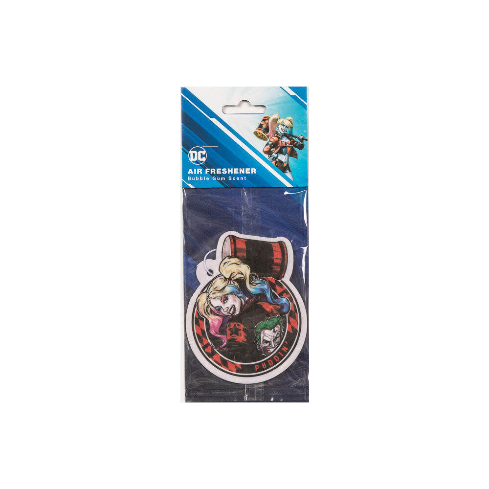5PK The Stubby Club Harley Quinn Bubblegum Scent Car Air Freshener
