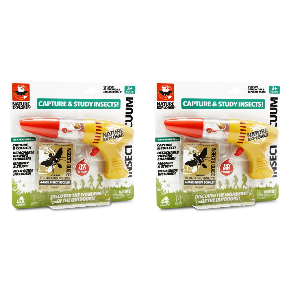2PK Nature Explorer Insects Vacuum Educational Toy Kids 3y+
