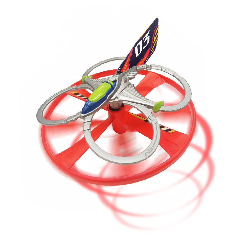 2PK Stunt Flyer Lanard Ripcord Quad Drone Flying Toy Kids 6y+