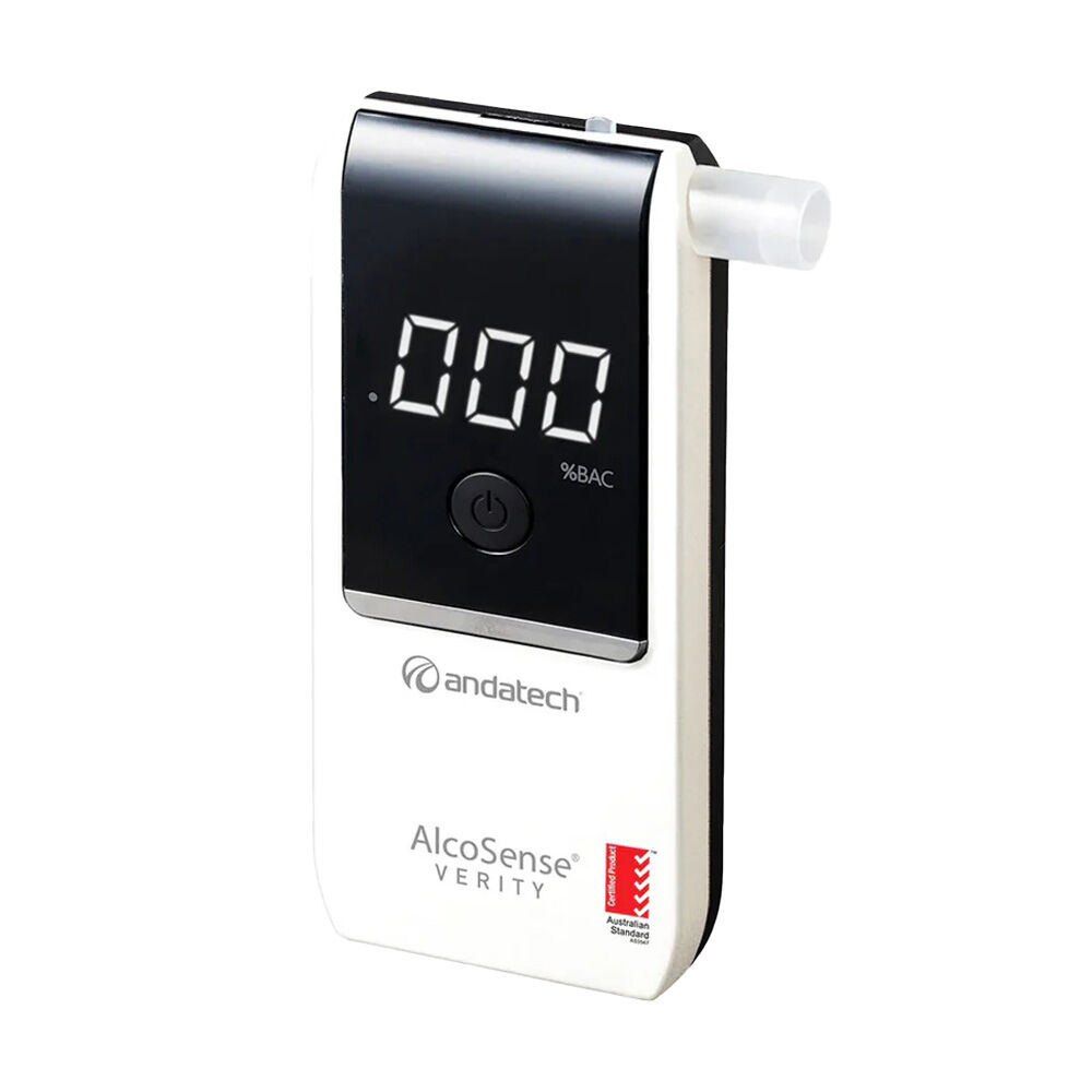 Alcosense Verity Gen 2 Personal Portable Breathalyser - AS3547 Certified White