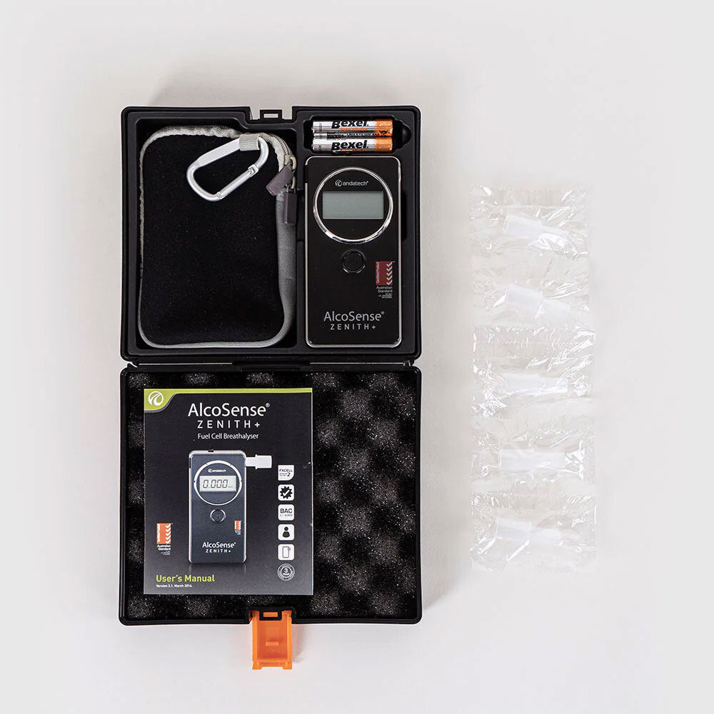 Alcosense Zenith Plus Personal Breathalyser - AS3547 Certified