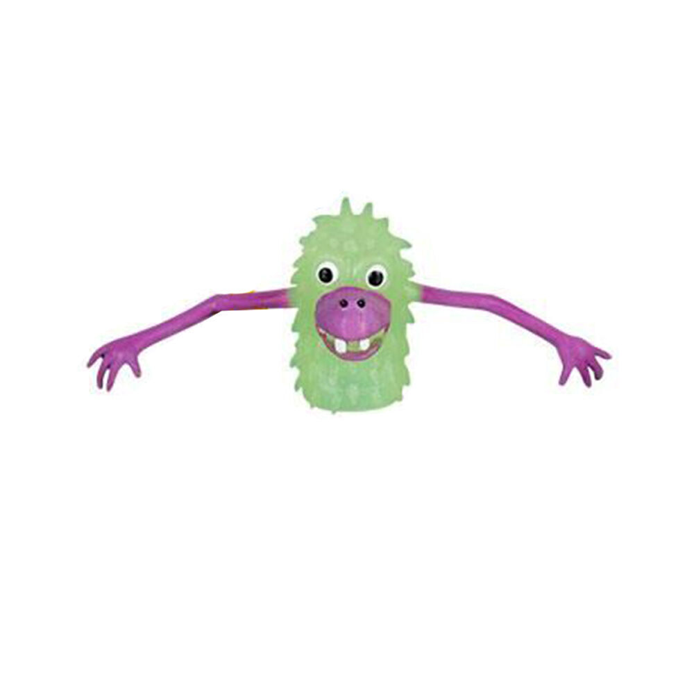 12PK Archie McPhee Glow In The Dark Rubber Monster Finger 5cm - Assorted 3y+