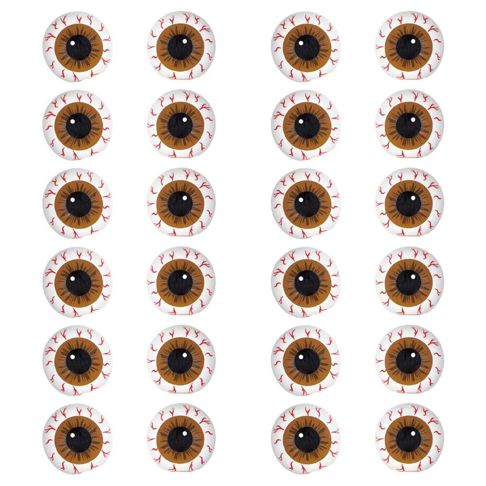 12PK Archie McPhee Vinyl Eyeball Finger Puppets 3.8cm - Assorted 5y+