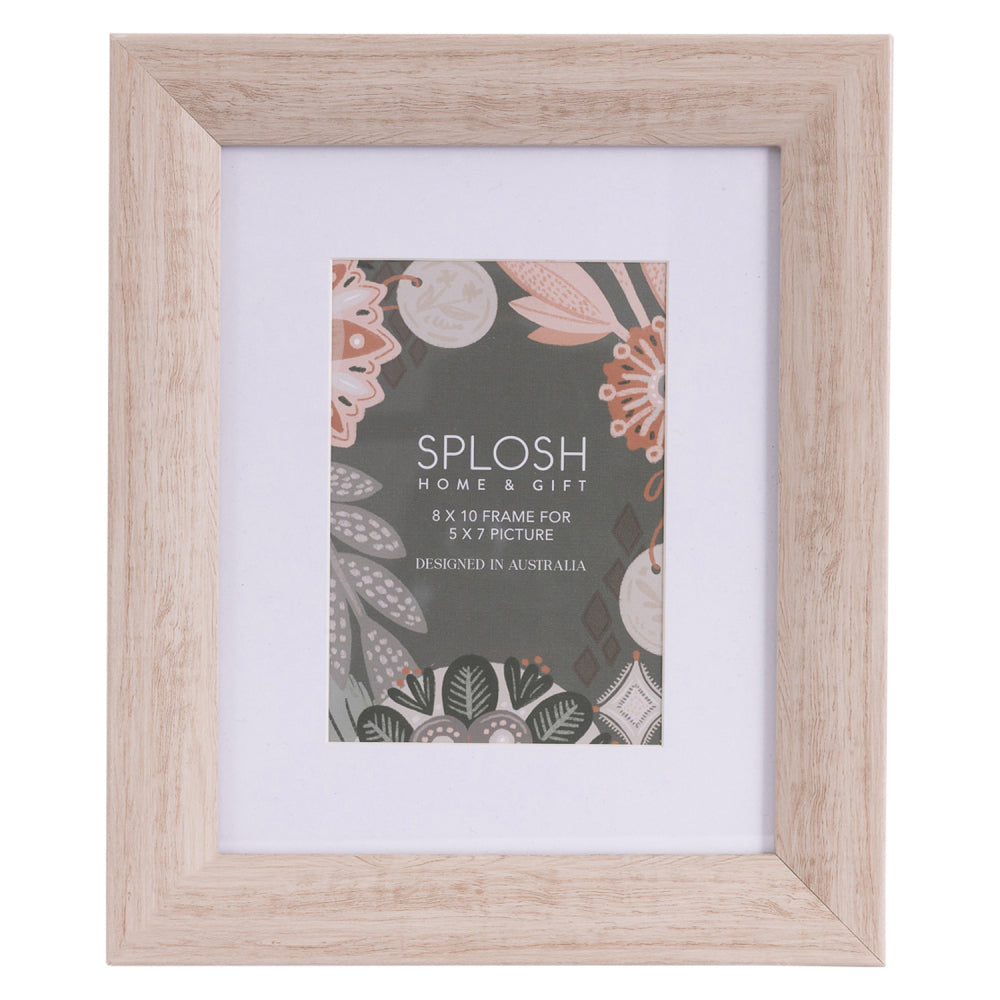 2PK Splosh 5x7" Amber Garden Wooden Photo Frame