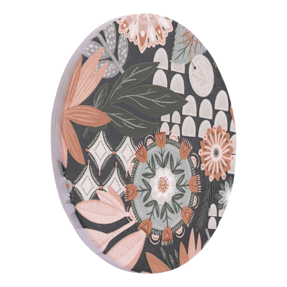 6PK Splosh Amber Garden Collage 10.5cm Ceramic Coaster Round