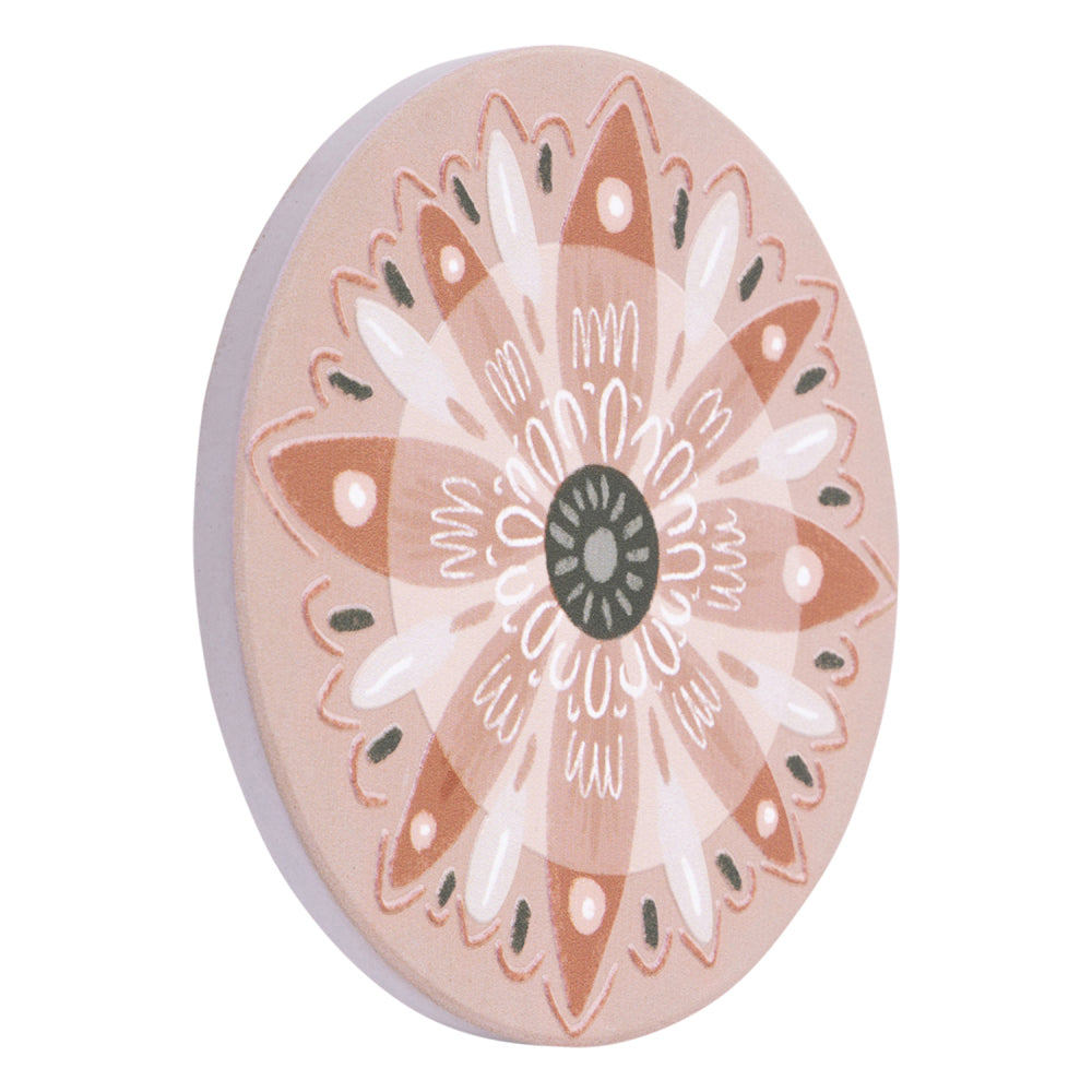 6PK Splosh Amber Garden Bloom 10.5cm Ceramic Coaster Round