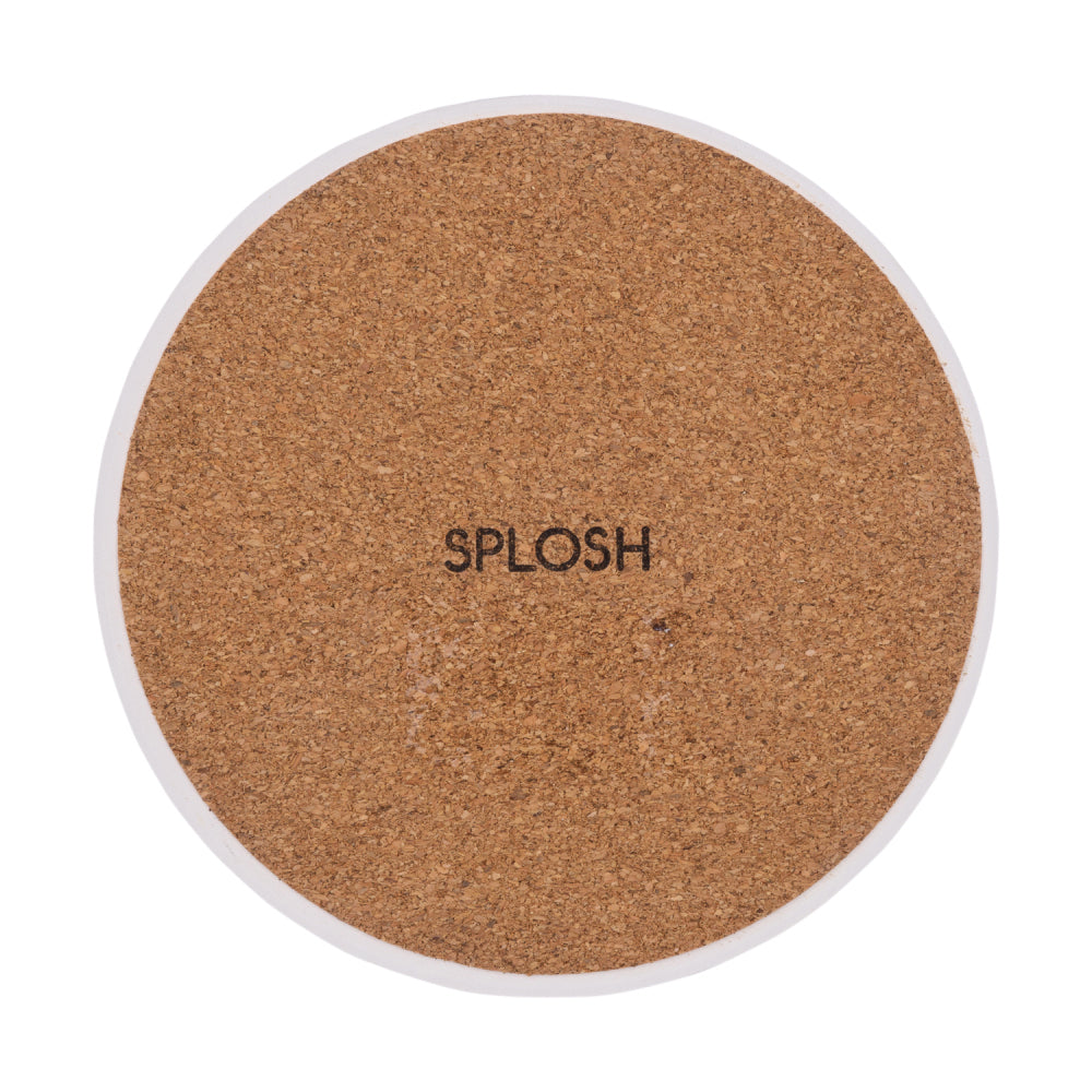 6PK Splosh Amber Garden Bloom 10.5cm Ceramic Coaster Round