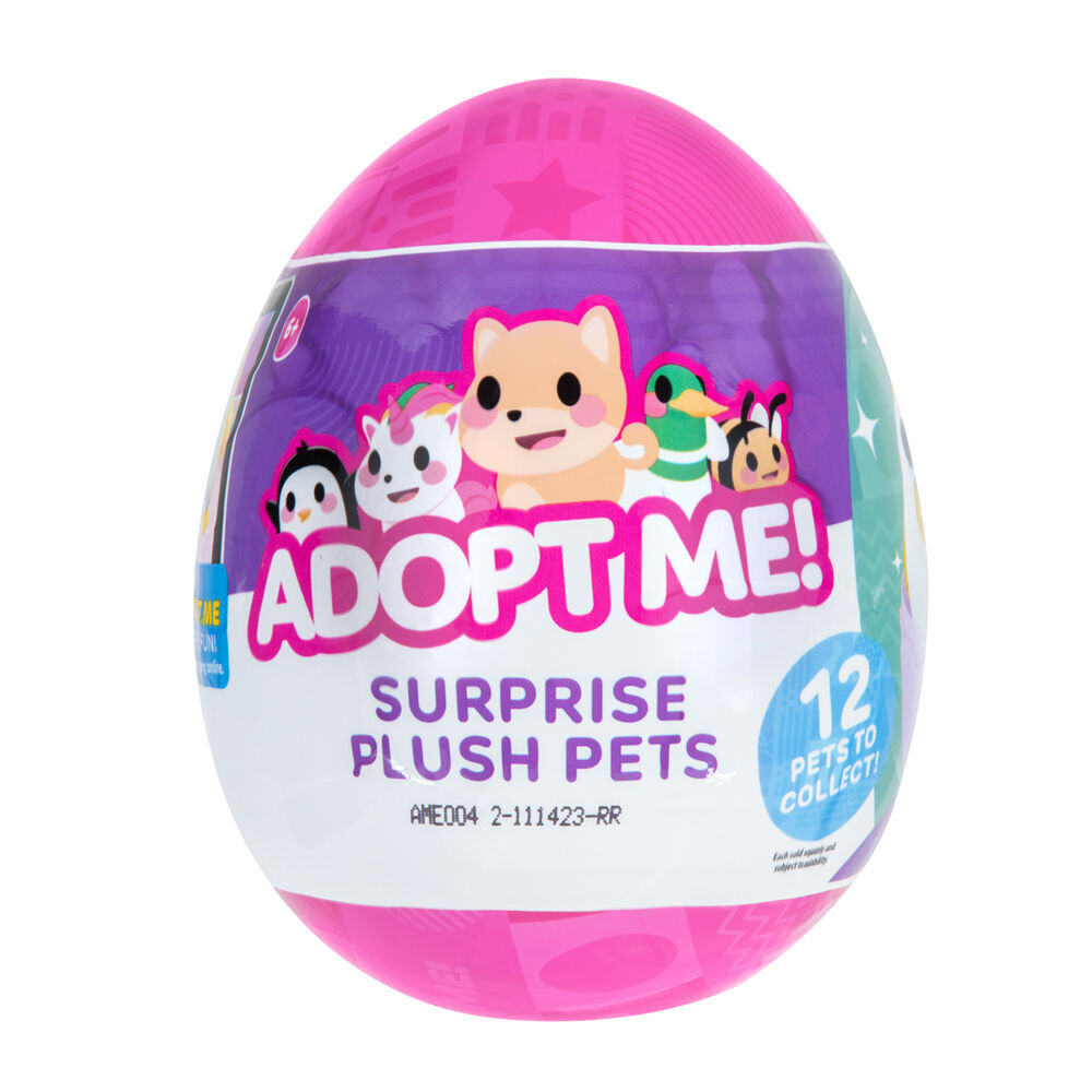 2PK Adopt Me 5 Inch Collectable Little Egg Kids Plush Stuffed Toy 6y+ Assorted