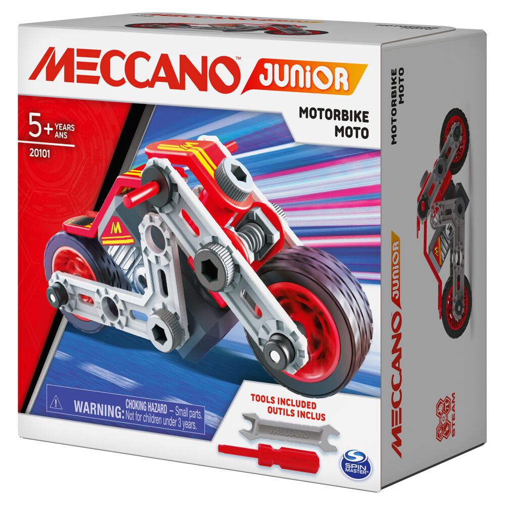 Meccano Chilldrens/Junior Action Vehicle Building Set 5Y+ Assorted