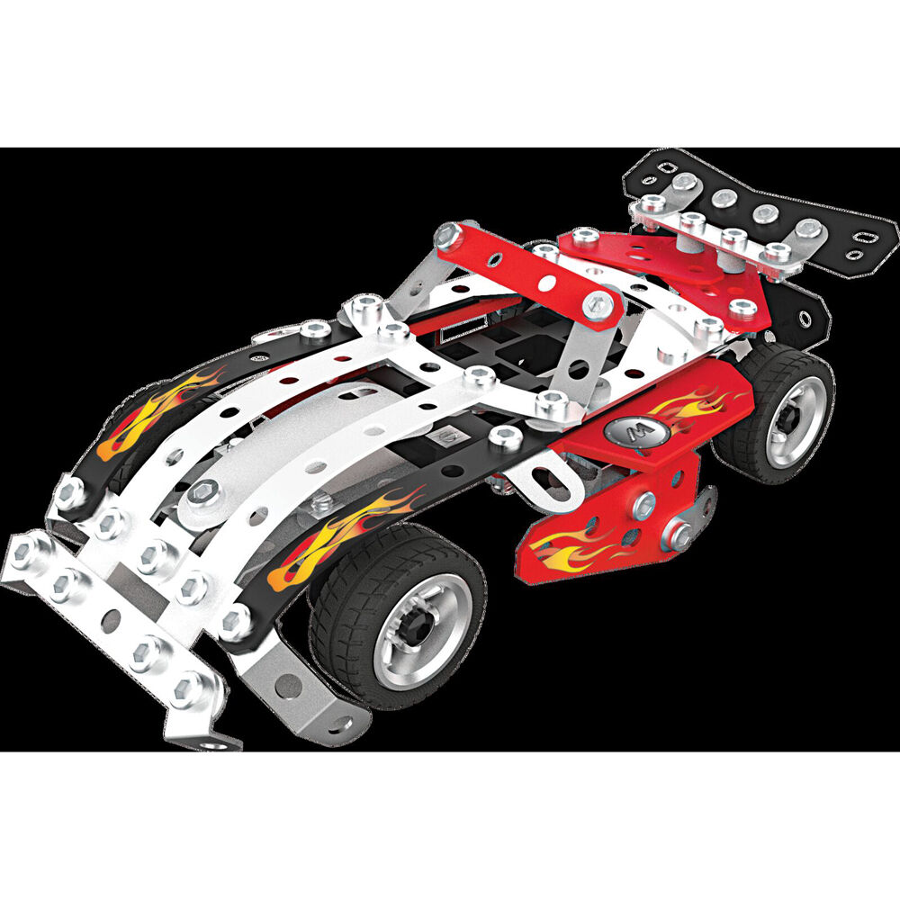 225pc Meccano 10-in-1 Multi Model Racing Vehicles Building Set 8Y+