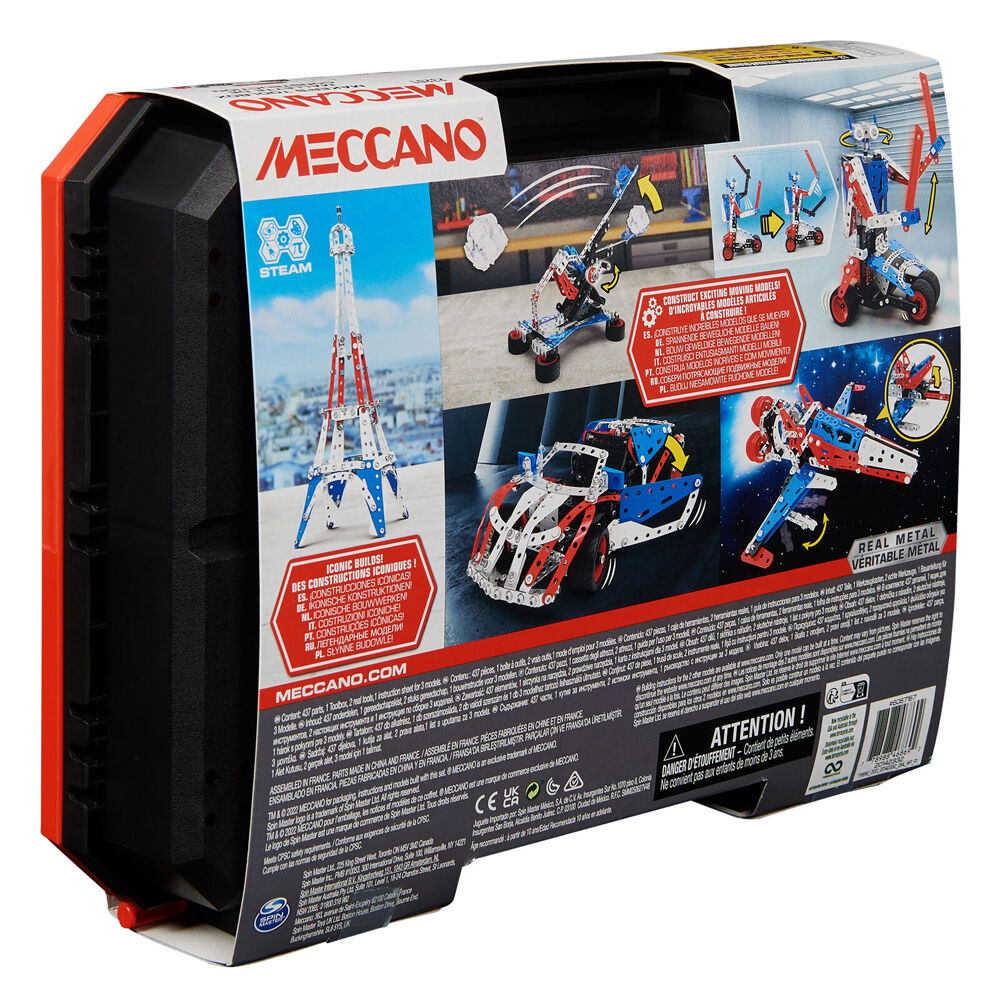 437pc Meccano Ultimate Maker's Toolbox Kids Building Set 10Y+