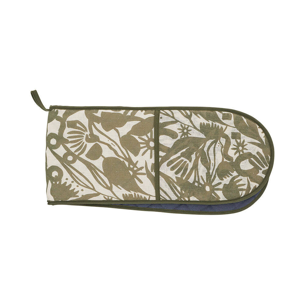 2PK Annabel Trends Double Oven Mitt - Linen - Abstract Gum