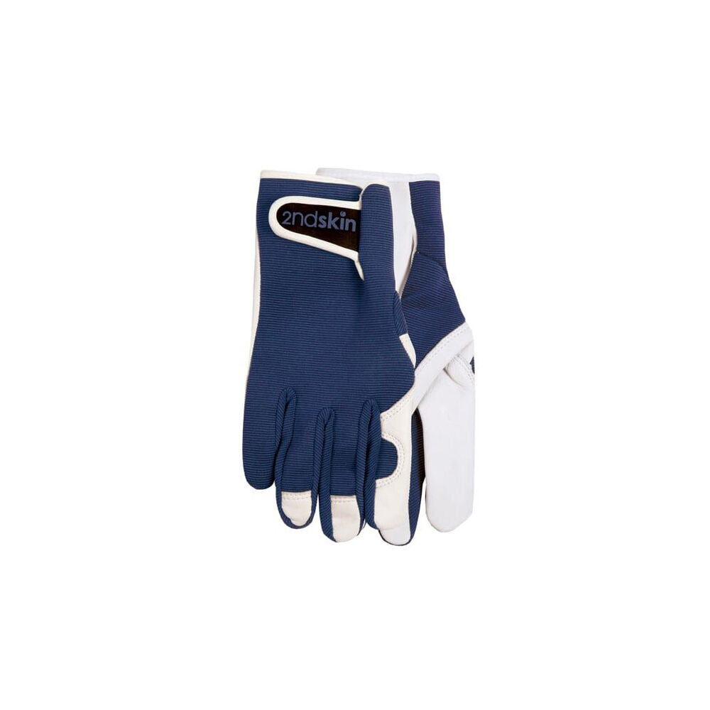 4pc Annabel Trends Second Goat Skin Gloves Unisex 25x11cm - Navy