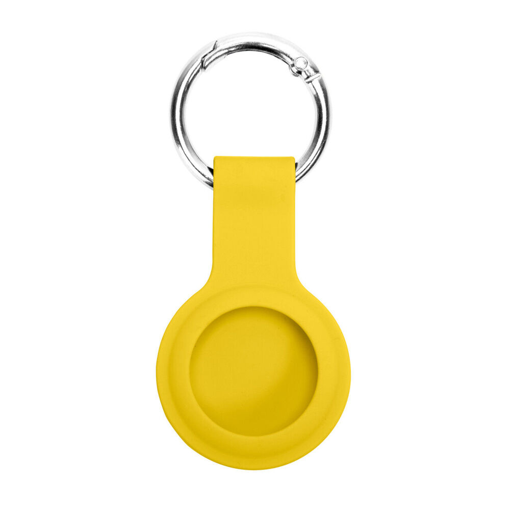 4pc Laser Apple Air Tag Anti-Lost Key Ring Silicone Sleeve Lightweight Portable