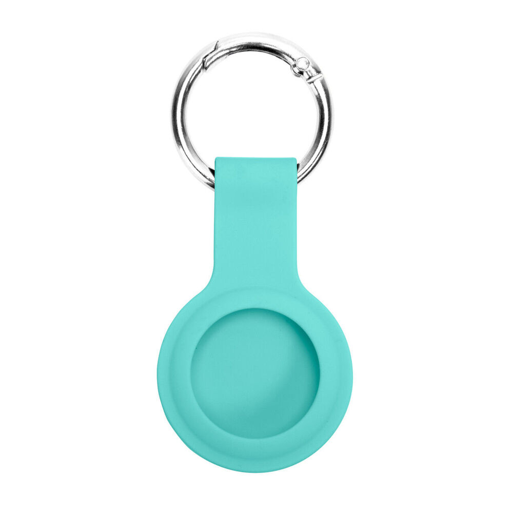 4pc Laser Apple Air Tag Anti-Lost Key Ring Silicone Sleeve Lightweight Portable