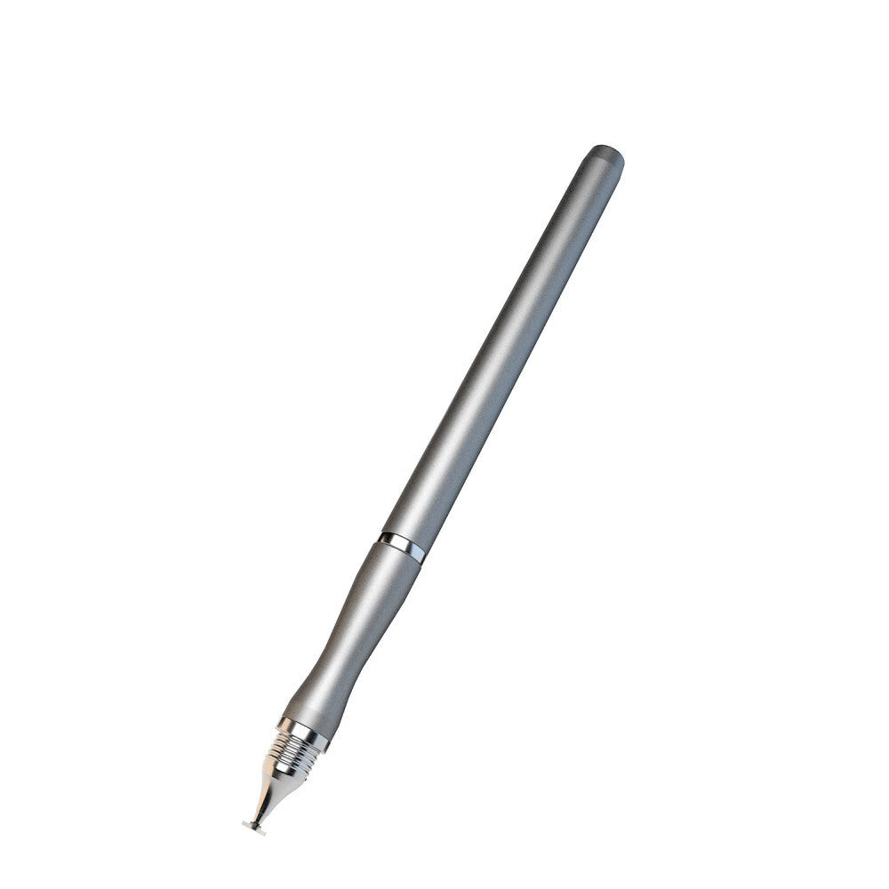 6PK Laser Dual Disc Head Stylus Touchpad Pen For iPad/Tablet - Silver