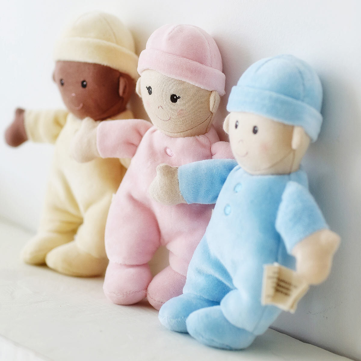 Apple Park Organic Cotton 24cm First Baby Doll Cream Infant/Toddler Toy 0m+