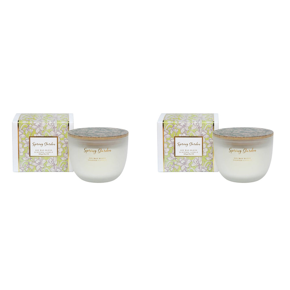 2PK Senteur Soy Wax Blended Candle - Spring Garden