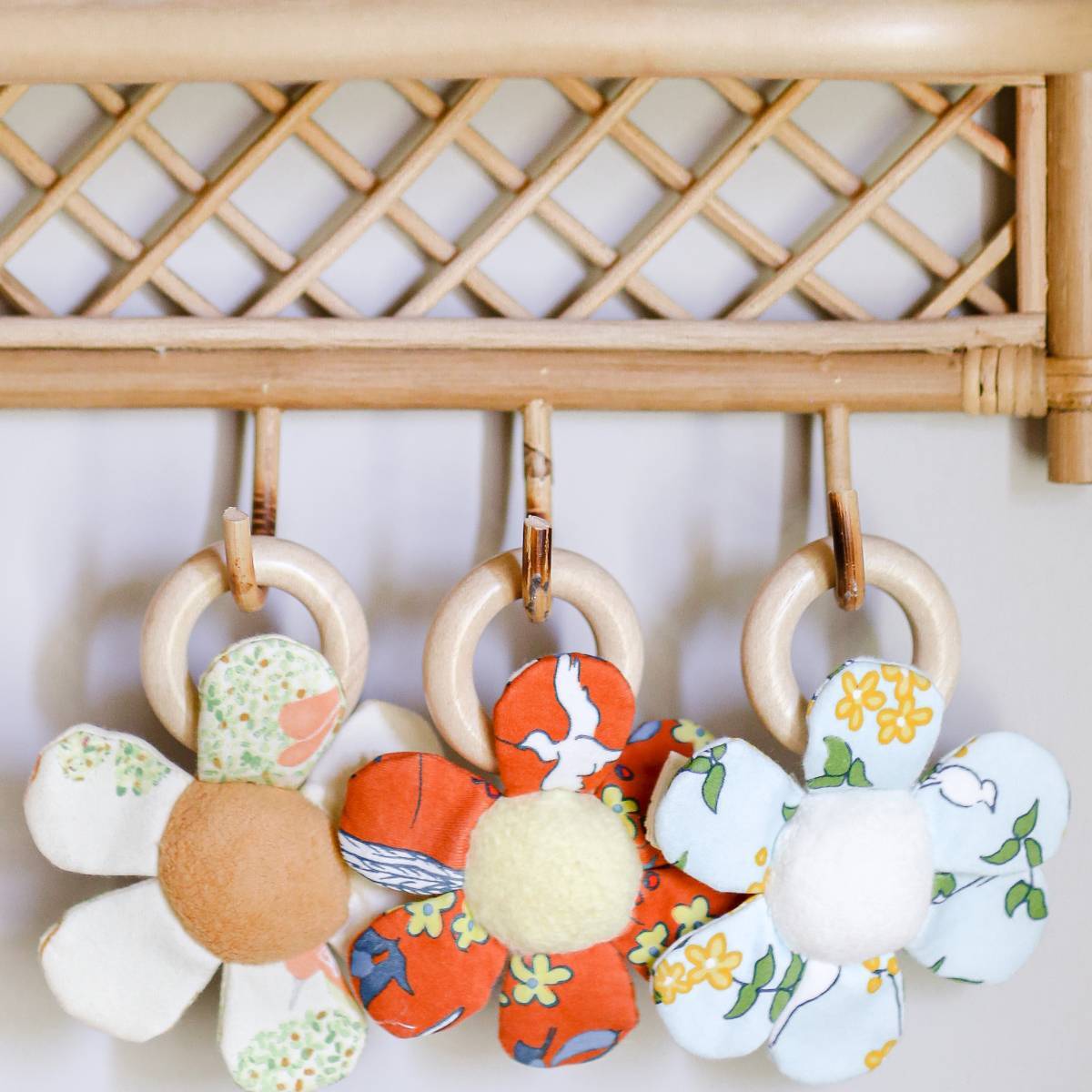 Apple Park Cotton 15cm Teething Rattle Enchanted Leaves Cloud Tree Baby 0m+