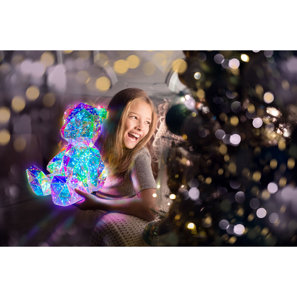 Prismic 3D Puzzle Bear Lantern DIY Kids Craft w/ Lights 12y+