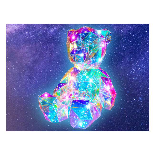 Prismic 3D Puzzle Bear Lantern DIY Kids Craft w/ Lights 12y+
