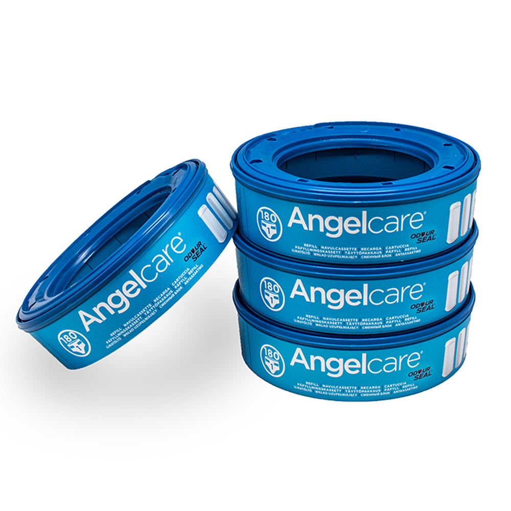 Angelcare 4PK Baby Nappy Diaper Disposal Cassette Refills