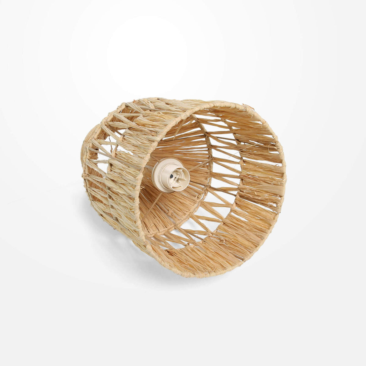 Rayell 40cm Pendant Light Shade Cover Stacy Raffia - Natural