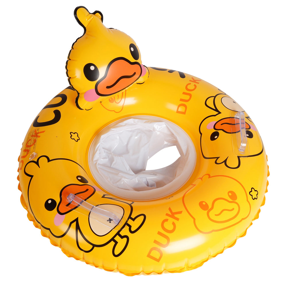 3PK Airtime Kids Inflatable Swim Ring w/ Seat Duck Design Outdoor Camping 56cm