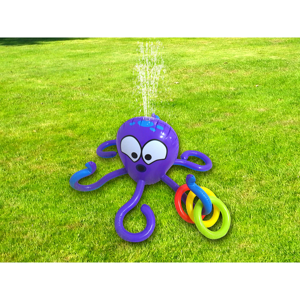 Airtime 90cm Octopus Sprinkler & Tossing Game Kids Outdoor Toy 3y+