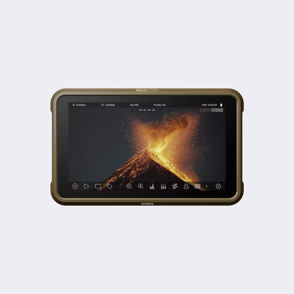 Atomos Ninja Ultra 5in 8Kp30 HDR Portable Monitor/Recorder for HDMI Cameras Gold